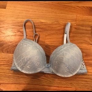 Blue Lace Bra